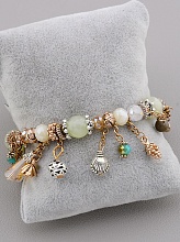 картинка Браслет 'SUNSTONES' Чешский хрусталь Бижутерный сплав38 42 г от магазина Wolves