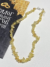 картинка Бусы Цитрин на карабине от магазина Wolves