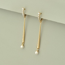 картинка Серьги 'XUPING' Майорка (позолота 18к) от магазина Wolves