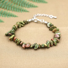 картинка Браслет Унакит на карабине от магазина Wolves