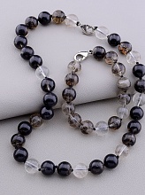 картинка Бусы+Браслет Кварц Горный хрусталь 46 см от магазина Wolves