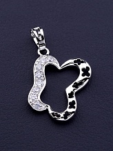 картинка Кулон 'XUPING' Фианит (родий) от магазина Wolves