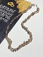 картинка Бусы Раухтопаз на карабине от магазина Wolves