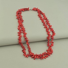 картинка Бусы 'SUNSTONES' Коралл 48 см от магазина Wolves