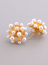 картинка Серьги 'XUPING' Майорка (позолота 18к) от магазина Wolves