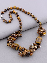 картинка Бусы Тигровый глаз 50 см от магазина Wolves