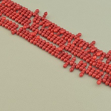 картинка Нитка Коралл 39 см (Без замка) от магазина Wolves