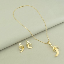 картинка Подвеска+Серьги Фианит 'Fashion' от магазина Wolves