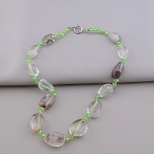 картинка Бусы Кварц Чешский хрусталь 52 см от магазина Wolves