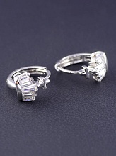 картинка Серьги 'XUPING' Фианит (родий) от магазина Wolves