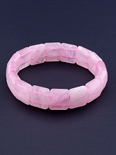 картинка Браслет Розовый кварц 20 см от магазина Wolves