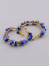 картинка Серьги 'Stainless Steel' Содалит от магазина Wolves