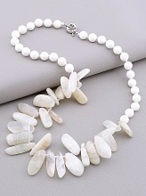 картинка Бусы Кахолонг Лунный камень 50 см от магазина Wolves