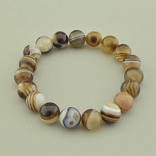картинка Браслет 'SUNSTONES' Агат 18 см от магазина Wolves
