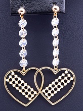 картинка Серьги 'XUPING' Фианит (позолота 18к) от магазина Wolves