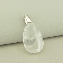 картинка Кулон Горный хрусталь 35x20мм от магазина Wolves