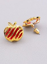 картинка Серьги 'Fashion' Кошачий глаз Бижутерный сплав от магазина Wolves