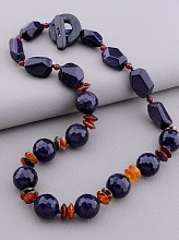 картинка Бусы Каирская ночь Сердолик 45 см от магазина Wolves