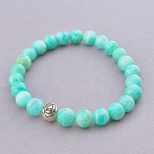 картинка Браслет 'SUNSTONES' Амазонит 18 см от магазина Wolves