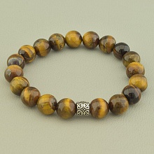 картинка Браслет 'SUNSTONES' Тигровый глаз 18 см от магазина Wolves