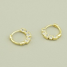 картинка Серьги 'XUPING' Фианит (позолота 18к (лимонная)) от магазина Wolves