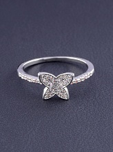 картинка Кольцо 'Big Dipper' Фианит (родий) от магазина Wolves