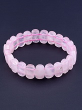 картинка Браслет Розовый кварц 20 см от магазина Wolves