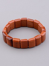 картинка Браслет 'SUNSTONES' Золотой Песок 17 см от магазина Wolves