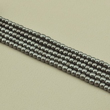 картинка Нитка Гематит 13 см 3 мм (Без замка) от магазина Wolves