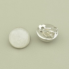 картинка Серьги Горный хрусталь 18х18 от магазина Wolves