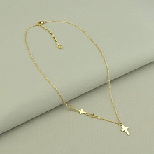 картинка Подвеска 'XUPING' 42 см (позолота 18к (лимонная)) от магазина Wolves