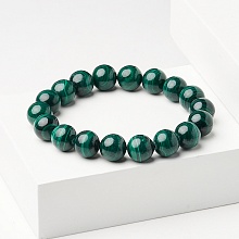 картинка Элитный Браслет Малахит редкий австралийский на резинке от магазина Wolves