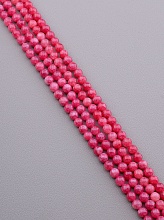 картинка Нитка Клубничный кварц 39 см 6 5 мм (Без замка) от магазина Wolves