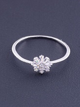 картинка Кольцо Фианит  (Серебро) от магазина Wolves