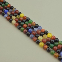 картинка Нитка Агат 36 см 10 мм (Без замка) от магазина Wolves