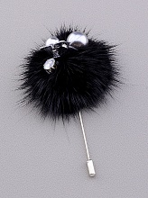 картинка Брошь 'Hanbeishi(Корея)'  (Мех натуральный) от магазина Wolves