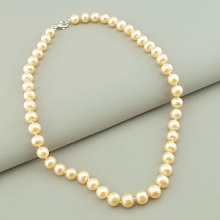 картинка Бусы 'SUNSTONES' Жемчуг Серебро(925) 45 см от магазина Wolves