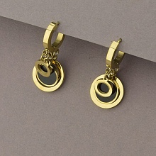 картинка Серьги 'XUPING' Эмаль (позолота 18к (лимонная)) от магазина Wolves