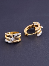 картинка Серьги 'XUPING' Фианит  (позолота/родий) от магазина Wolves