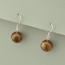 картинка Серьги 'SUNSTONES' Турмалин Серебро(925) от магазина Wolves