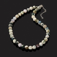 картинка Элитные Бусы Агат (Моховой) на карабине от магазина Wolves