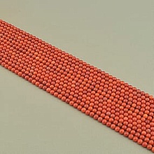 картинка Нитка Коралл 40 см 4 5 мм (Без замка) от магазина Wolves