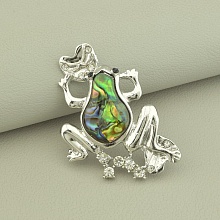 картинка Брошь Галиотис Фианит от магазина Wolves