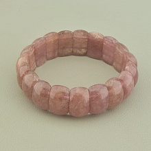 картинка Браслет 'SUNSTONES' Клубничный кварц 21 см от магазина Wolves