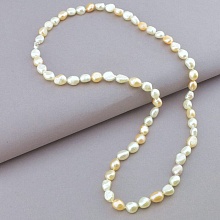 картинка Бусы 'SUNSTONES' Жемчуг Серебро(925) 68 см от магазина Wolves