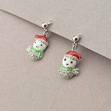 картинка Серьги Фианит 'XUPING' (родий) от магазина Wolves