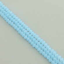 картинка Нитка Чешский хрусталь 43 см 4 мм (Без замка) от магазина Wolves