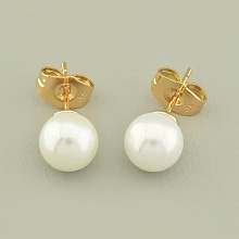 картинка Серьги 'XUPING' Майорка (позолота 18к) от магазина Wolves