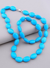 картинка Бусы+Браслет Бирюза 47 см от магазина Wolves