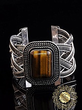 картинка Браслет Тигровый глаз 18 см от магазина Wolves